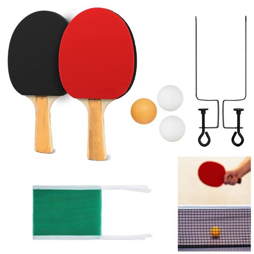Set ping pong racchette rete - set,